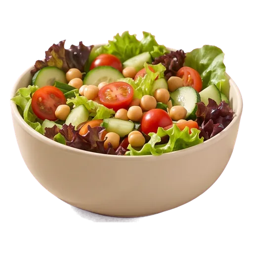 A fresh colourful salad