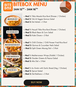 BiteBox Meals (Upto 100 Gms Protein Per Day)