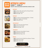 BiteBox Meals - Body Builder Plan (2.8k Cal, 135 gms protein)